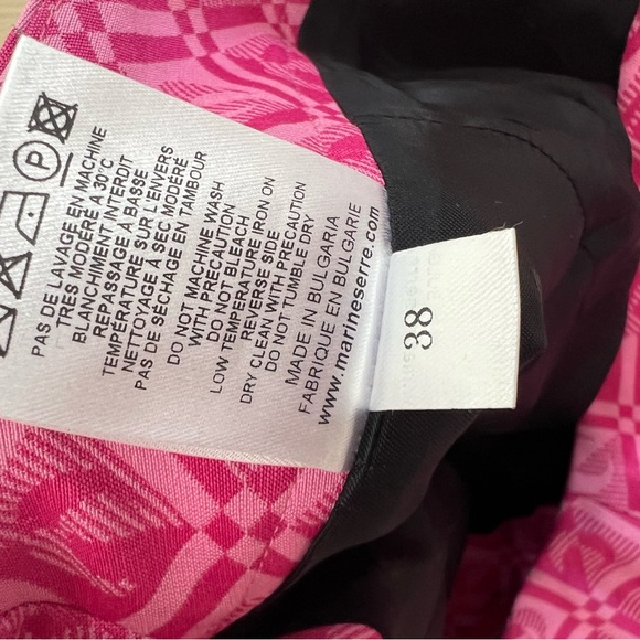 Marine Serre jacquard pink mini skirt - Picture 5 of 7